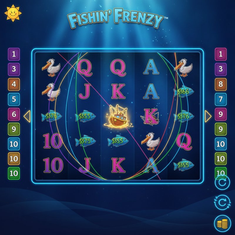 Fishin Frenzy Bonus Round Illustration